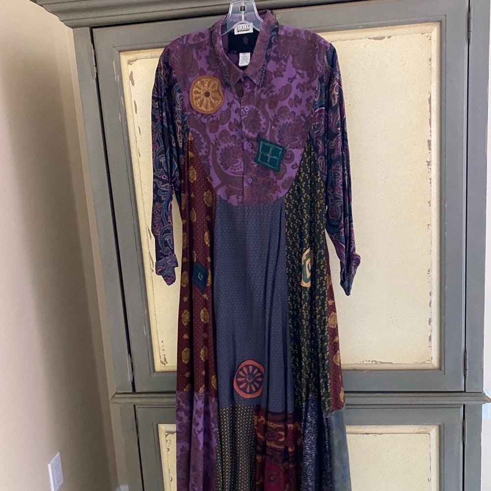 Vintage Staley Gretzinger “wearable art” dress
